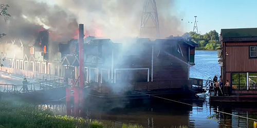 Росприроднадзор проводит проверку после пожара в нижегородской Банной усадьбе